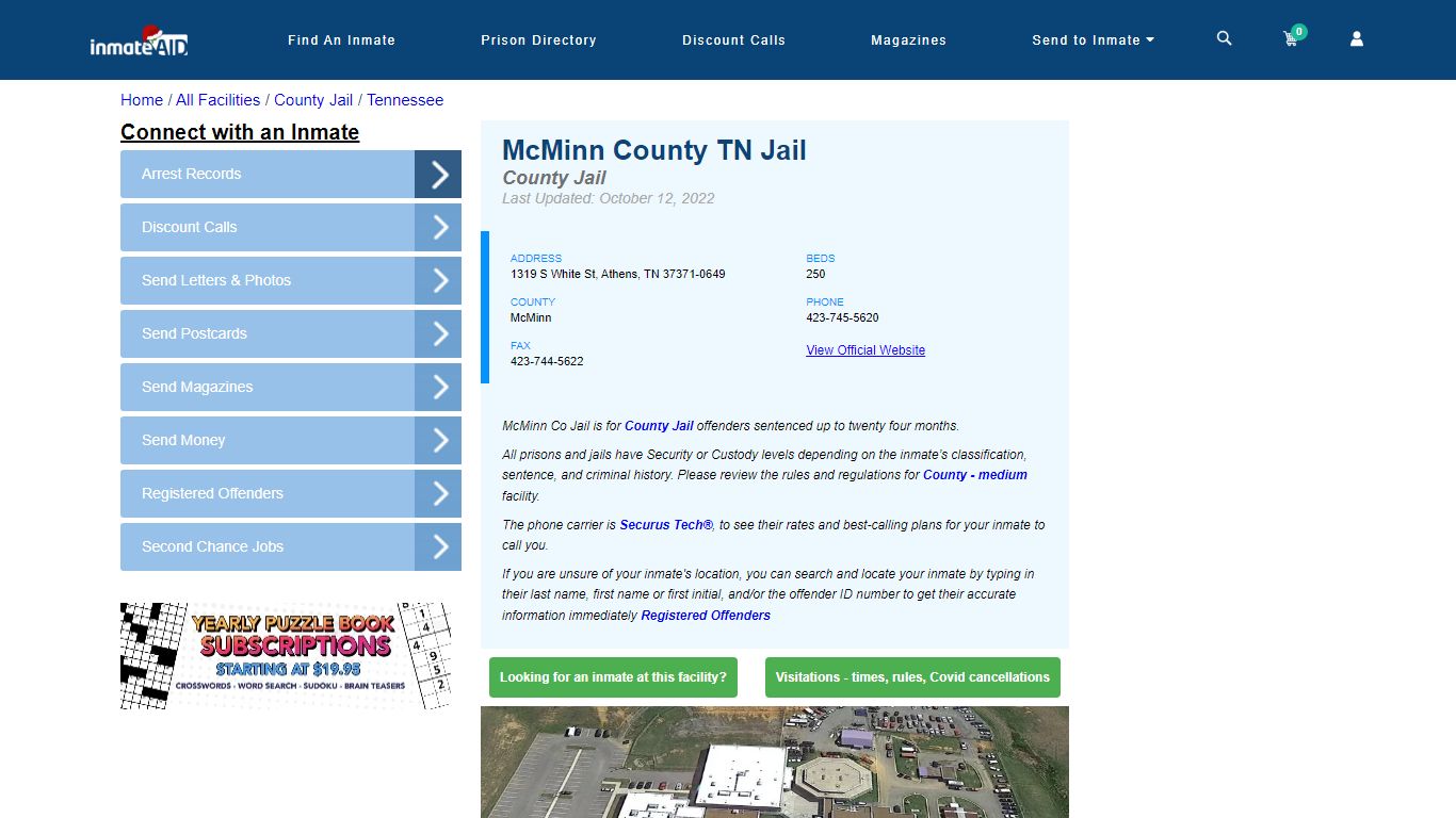 McMinn County TN Jail - Inmate Locator - Athens, TN